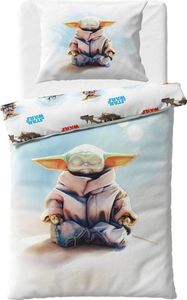 Dwustronna bawełniana pościel Star Wars - Baby Yoda