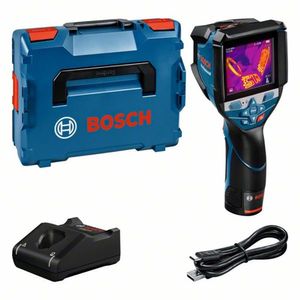 Bosch GTC 600 C Noise Equivalent Temperature Difference (NETD) IR czarny, niebieski 256 x 192 pikseli Wbudowany wyświetlacz LCD