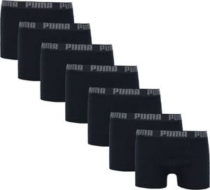 PUMA BASIC BOXER 7P ECOM Pánské boxerky, velikost:M, barva:Dark Grey Melange / Black