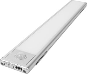 LED osvetlenie s pohybovým senzorom - s akumulátorom, magnetom - 1,4 W - 30 cm