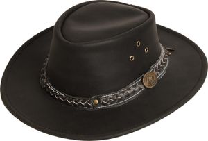 Scippis Leder Westernhut Cowboyhut »Wilsons« Black Schwarz