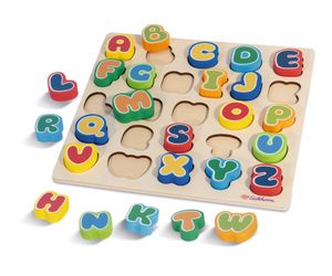 Eichhorn 100003455 26 Buchstaben spielerisch das Alphabet erlernen, aus Holz, inkl. Brett 30 x 30 cm, Lern und Motorikspielzeug, ab 2 Jahren Eichhorn 100003455 26 Buchstaben spielerisch das Alphabet erlernen, aus Holz, inkl. Brett 30 x 30 cm, Lern und Motorikspielzeug, ab 2 Jahren