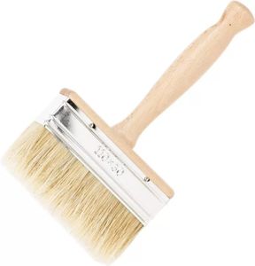 Štětec na tapety z přírodních štětin - 150 x 50 mm dřevěný