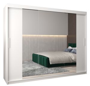 Kleiderschrank, Schiebetürenschrank Schlafzimmer, Schrank mit Spiegel TOKYO 2 250 cm