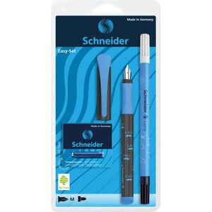 Schneider Füllhalter Easy Pen Blister mit Tintenlöscher + Tintenpatronen