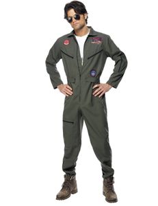 Top Gun Kostüm Piloten Kostüm Gr. XL