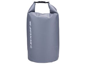 Dunlop Dry Bag 20L - Wasserdichte Tasche - Rucksack Wasserdicht - Wasserfeste Tasche - Für Sport, Schwimmen, Radfahren und Tag auf dem Wasser - Roll Down Verschlussmechanismus - Grau
