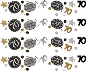 Golden 70th Birthday Streudeko 34g