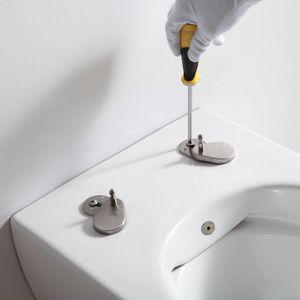 Soho Hänge Wand Dusch WC Taharet RIMLESS / RANDLOS Toilette Brillant Weiss mit WC-Sitz