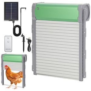 Automatické otváranie dverí pre kurčatá Chicken Flap Door Opener Hen House + časovač a svetelný senzor