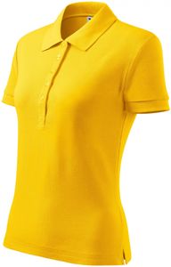 Damen Poloshirt - Farbe: gelb - Größe: M