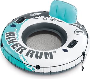 INTEX 56825EU - Schwimmring - Green River Run 1 (Ø135 cm) mit Rückenlehne + Getränkehalter
