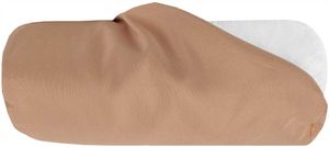 Kissenhülle Ellen für Nackenrolle, Maße: 15x40 cm, Farbe: Braun
