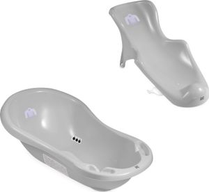 Hylat Baby Baby Badewanne Set mit Badewannensitz - für Neugeborene und Babys - stabil und bequem