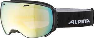 Alpina Big Horn QVM Ski Goggle Black Matt/Mirror Gold Ski Brillen