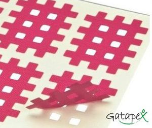 Gatapex Akupunkturpflaster pink (160 Gittertapes, 2,1 cm x 2,7 cm)