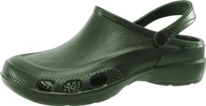 Ladeheid Damen und Herren federleichte Eva Clogs LA-885 (Grün2909, 43 EU)
