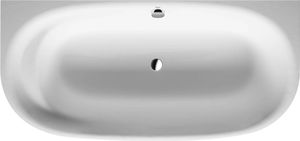 Duravit Badewanne CAPE COD 1900 x 900 mm, 1 Rückenschräge, Vorwand weiß