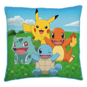 Poduszka Pokemon Starter Team dla dzieci 40 x 40 cm