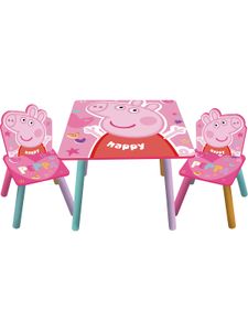 Kindersitzgruppe Peppa Pig, Tisch & 2 Stühle