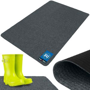 KOTARBAU® Anti-Rutsch Matador Fußmatte Schmutzfangmatte Sauberlaufmatte Strapazierfähig Grau 100x150 cm