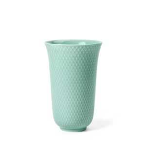 Lyngby Porcelæn - Rhombe Color Vase H 15 cm, aqua