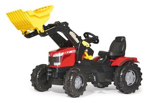 rolly toys Farmtrac MF 8650 Trettraktor mit Trac Lader, Maße: 142x53x81 cm; 61 113 3