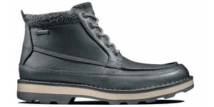 CLARKS męskie buty Korik RiseGtx szare skórzane ocieplane GORE-TEX 40