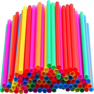 100PCS Strohhalme Extra Breite Fett Jumbo Boba Bubble Tea Smoothie Trinkhalme