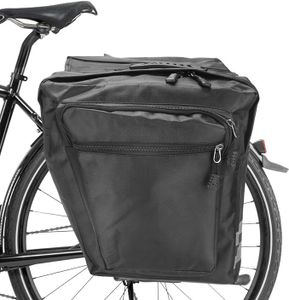 FNCF Gepäcktaschen für Fahrrad, Fahrradtasche Doppeltasche Fahrrad Gepäcktasche Multifunction wasserdichte Gepäckträgertasche mit Reflektierende Streifen Fahrrad Satteltaschen Gepäckträger