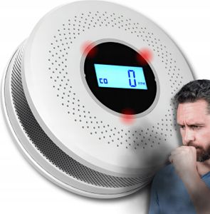 OMNA | Detektor oxidu uhelnatého a kouře JKD 512COM - bílý - certifikovaný - 85dB alarm