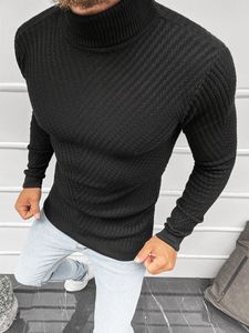 Ozonee Klassischer Pullover für Männer Thandeka schwarz L