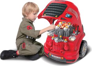 BUDDY TOYS BGP 5011 Detská dílna automechanik, 61 dílů, podporuje kreativitu, motor lze sestavovat a rozebírat