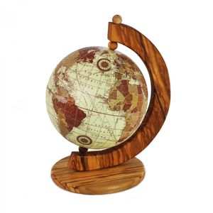 Globus aus Olivenholz 15cm, Mappamondo