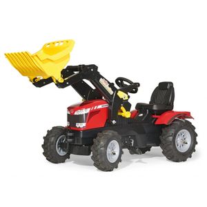 rolly toys Farmtrac MF 8650 Trettraktor mit Trac Lader, Maße: 142x53x81 cm; 61 114 0