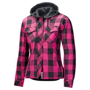 Held Lumberjack II Damen Motorrad Textiljacke, schwarz/pink, S