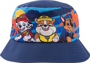 Paw Patrol Fischerhut für Jungen - Marshall, Rubble und Chase Kinder Bucket Hat Sonnenhut  Anglerhut Blau
