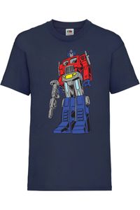 Optimus Prime Kinder T-Shirt Comics Manga Japan Anime Animation Gift, 5-6 Jahr - 116 / Dunkelblau