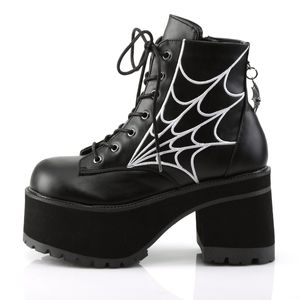 Demonia RANGER-105 Ankle Boots Stiefeletten schwarz, Größe:EU-39 / US-9 / UK-6