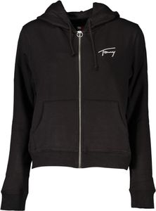 TOMMY HILFIGER DAMEN-SWEATSHIRT MIT SCHWARZEM ZIP : Farbe - Schwarz, Größe - XS Größe: XS Farbe: Schwarz