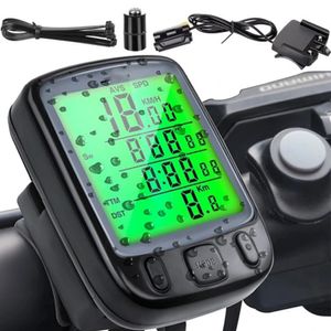 LCD Funk Fahrradcomputer Radfahren Stoppuhr Tachometer Kilometerzähler Tacho Neu 