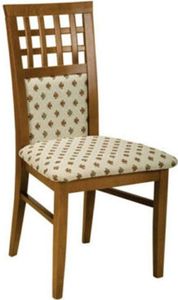 Stuhl 8x Stühle Gruppe Set Wohn Esszimmer Garnitur Holz Landhaus Stil Textil Neu