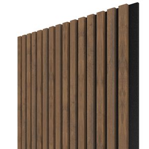 WALL CONCEPT akustický panel Dub Livingstone tabákový, filc + MDF, 2750x615x21 mm, 1,69 m2