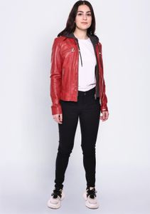Maze Lederjacke Mico Damen chilli 3XL