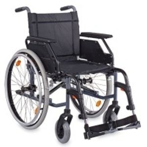 Standard Faltrollstuhl Bezug Nylon schwarz , Rollstuhl, Breite 48 cm, bis 140 kg