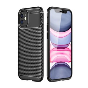 Apple iPhone 12 Mini Handyhülle Silikon Case Cover Bumper Carbonfarben