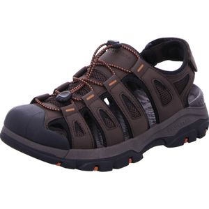 Skechers Tresmen Outseen Herren Sandale Braun