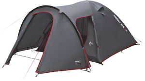 High Peak Kira 4 Tent dark grey/red