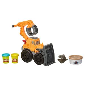 Play-Doh lehm-Set Frontlader Junior gelbgrau 5-teilig