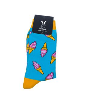 TwoSocks lustige Socken - Eis Socken, Motivsocken für Damen & Herren  Baumwolle Einheitsgröße